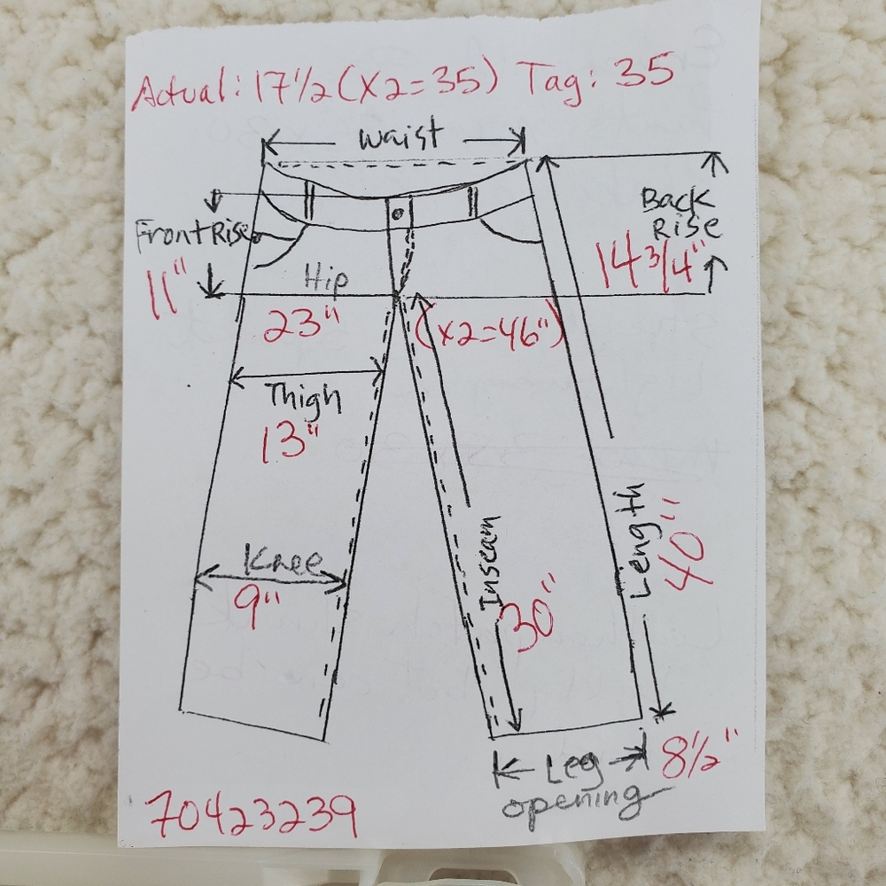 Ermenegildo Zegna Pants Chino Khaki Tan Mens 35x30 Lightweight Straight Leg - Picture 6 of 15